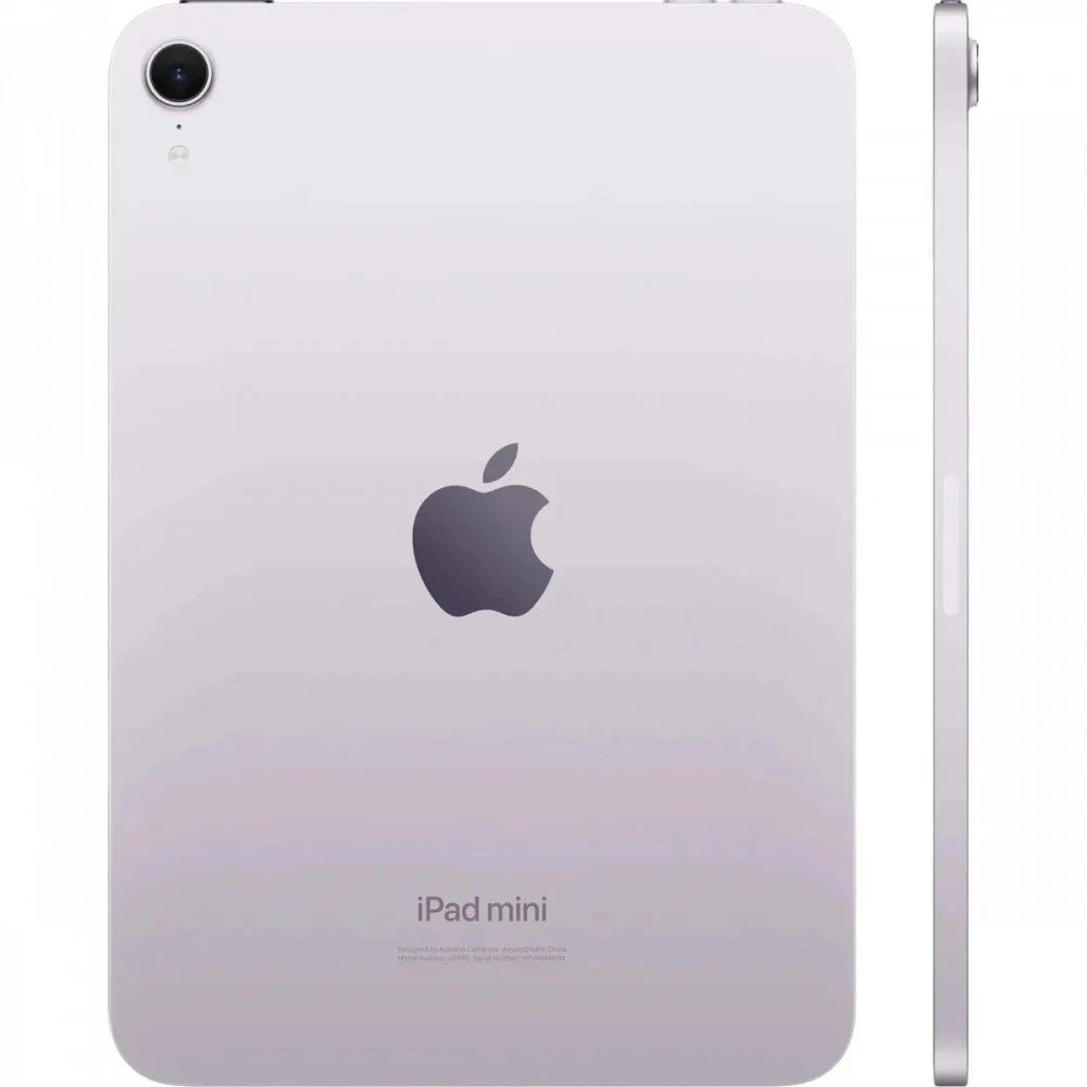 Планшет Apple iPad mini (A17 Pro) Wi-Fi 256Gb Purple MXNE3ZP/A 256 Гб, 8 Гб