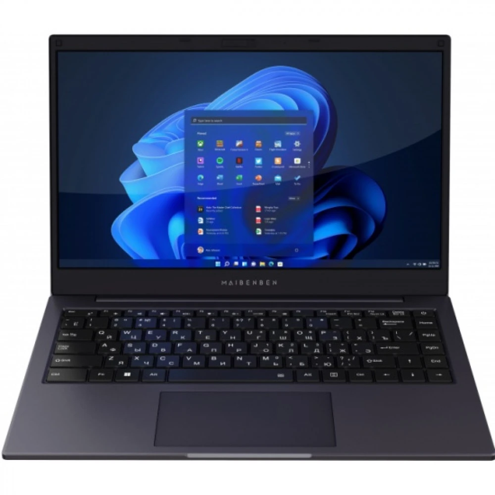 Ноутбук Maibenben Smart S14A--iN10UM S14A-iN10UMB1SLURE0 14 ", FHD 1920x1080 (16:9), Intel, Processor N-series, 8 Гб, 512 ГБ, Intel UHD Graphics, Linux