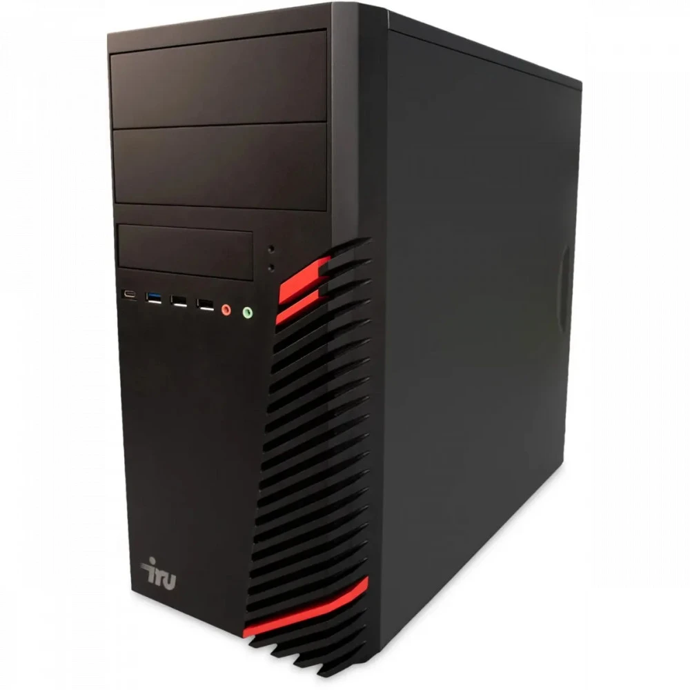 Персональный компьютер iRU Home 310H6SE 1994640 Core i3, 12100, 3.3, 8 Гб, DDR4-2666