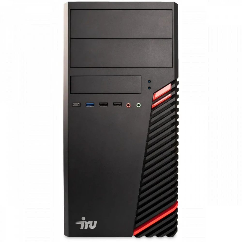 Персональный компьютер iRU Home 310H6SE 1994640 Core i3, 12100, 3.3, 8 Гб, DDR4-2666