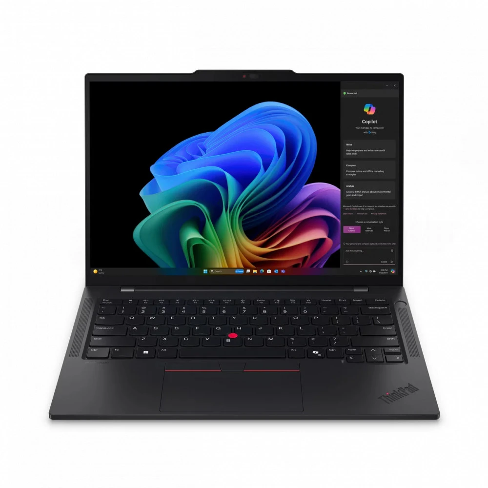 Ноутбук Lenovo ThinkPad T14s Gen 6 21N1000DRT 14 ", FHD 1920x1080 (16:9), Qualcomm, Snapdragon X Elite, 32 Гб, 512 ГБ, Qualcomm® Adreno™ GPU, Windows 11 Pro