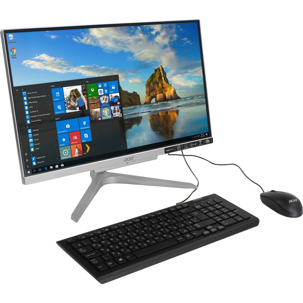 Моноблок Acer Aspire C22-865 DQ.BBSER.001 21.5 ", Core i5, 8250U, 1.6, 4 Гб, 1 Тб