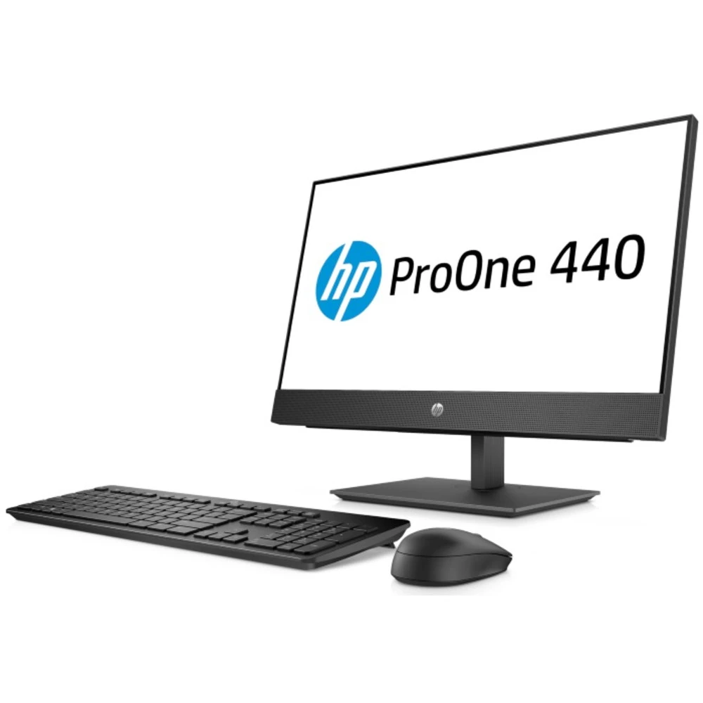 Моноблок HP ProOne 440 G4 AiO 4YV96ES 23.8 ", Core i3, 8100T, 3.1, 4 Гб, 1 Тб, 128 Гб