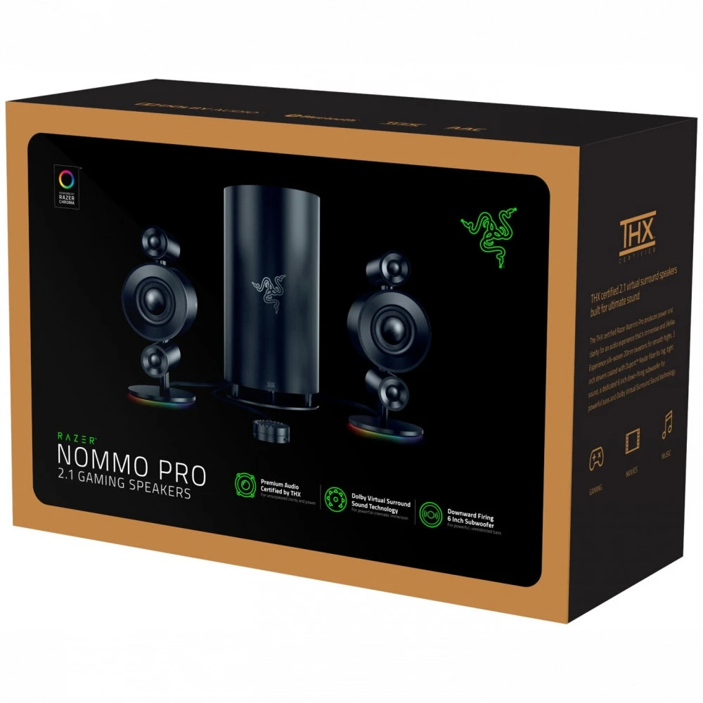 Компьютерные колонки Razer Nommo Pro RZ05-02470100-R371 Черный
