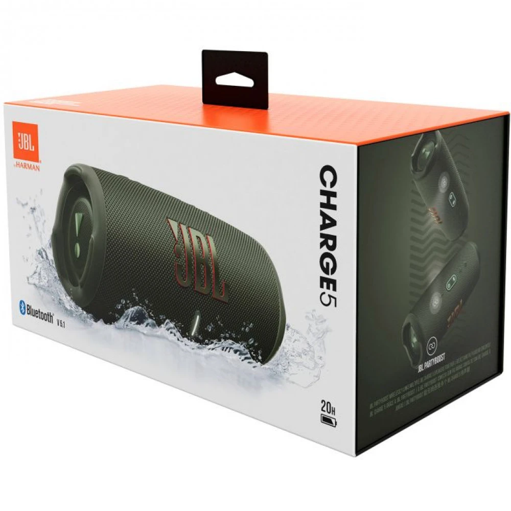 Портативная колонка JBL Charge 5 JBLCHARGE5GRN Зеленый