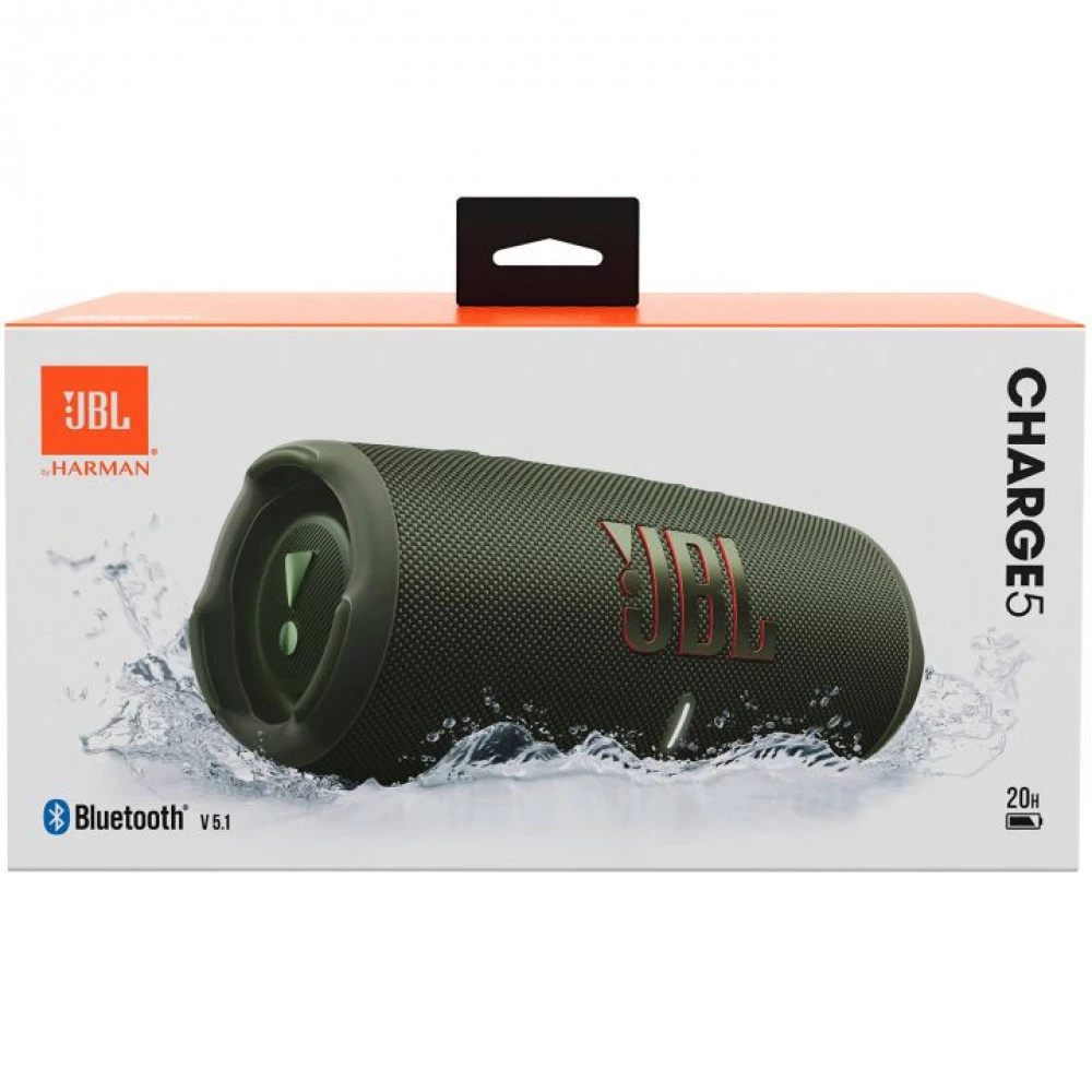 Портативная колонка JBL Charge 5 JBLCHARGE5GRN Зеленый