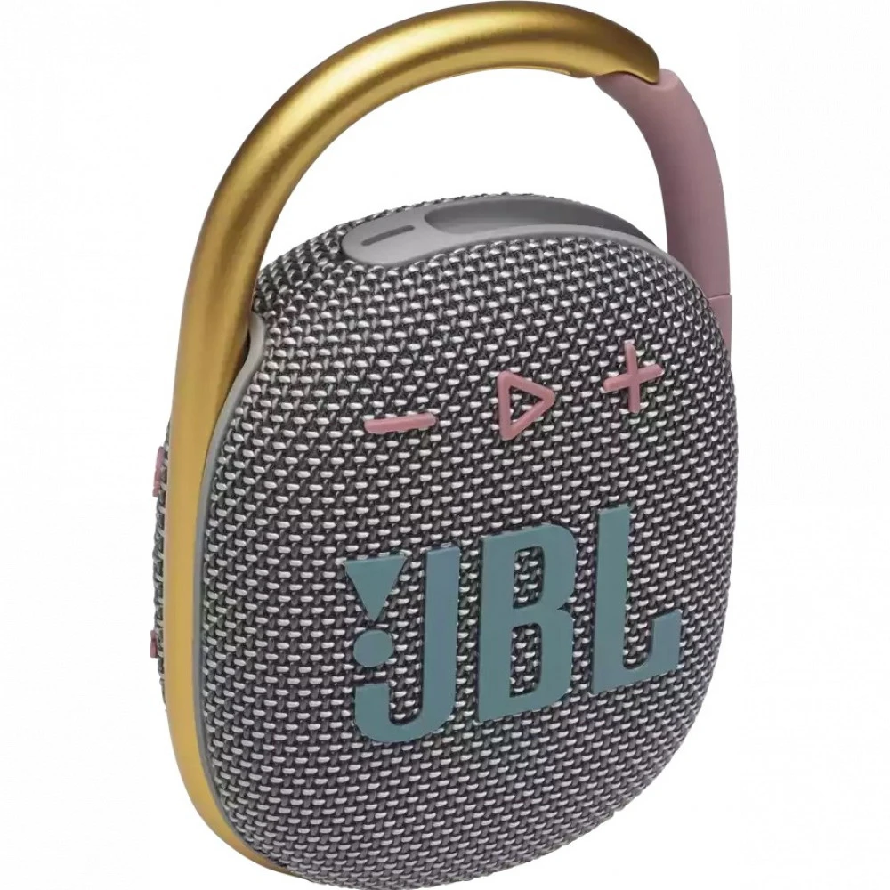 Портативная колонка JBL Clip 4 grey JBLCLIP4GRY Серый