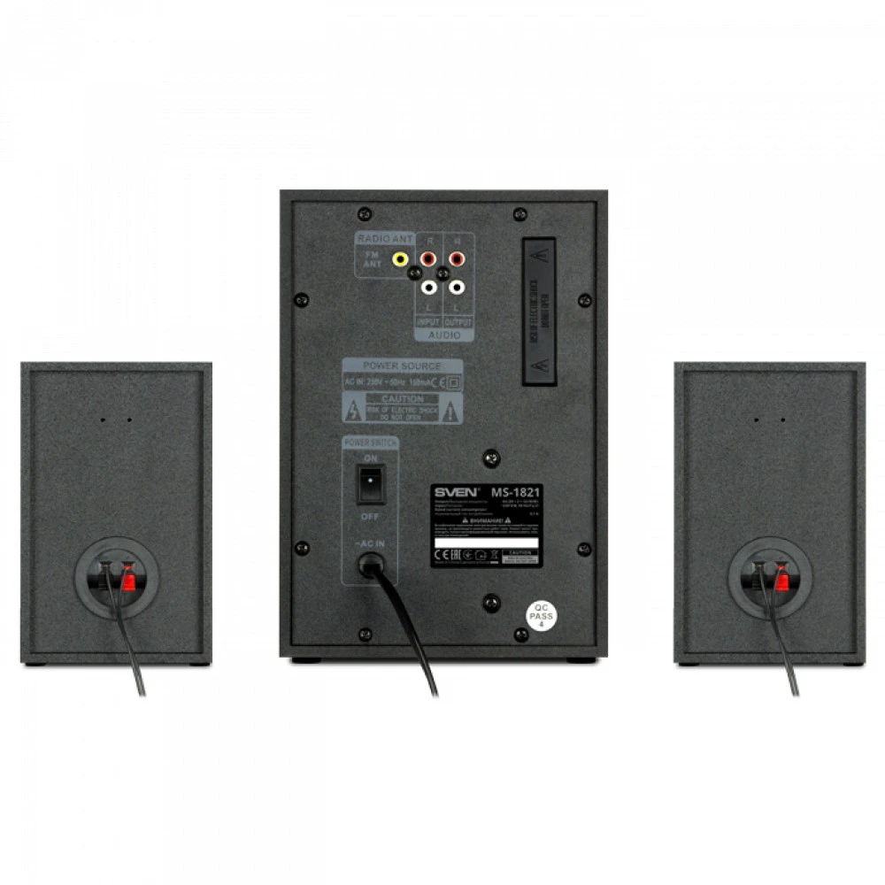 Сабвуфер Sven MS-1821 SV-020774 Черный