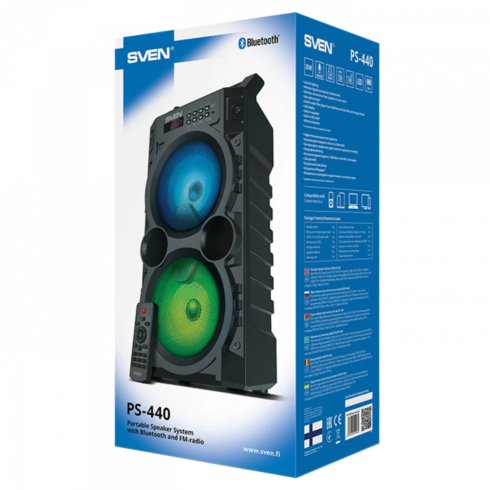 Компьютерные колонки Sven PS-440 BLACK Черный