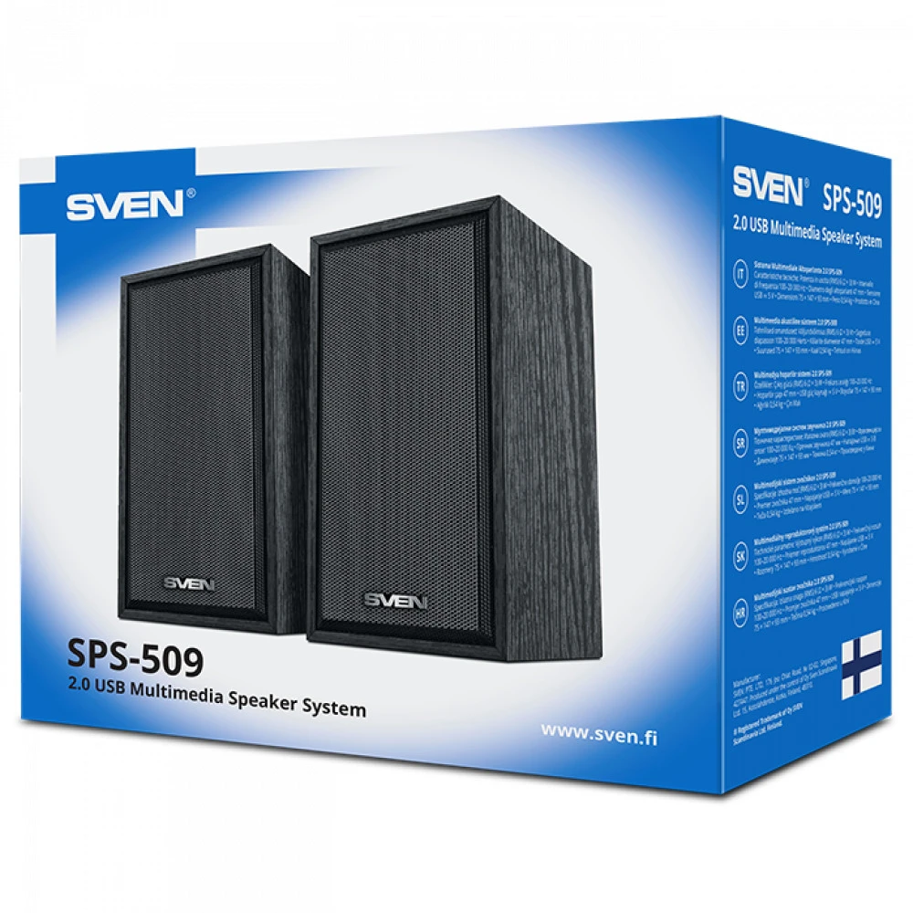 Компьютерные колонки Sven SPS-509 Черный