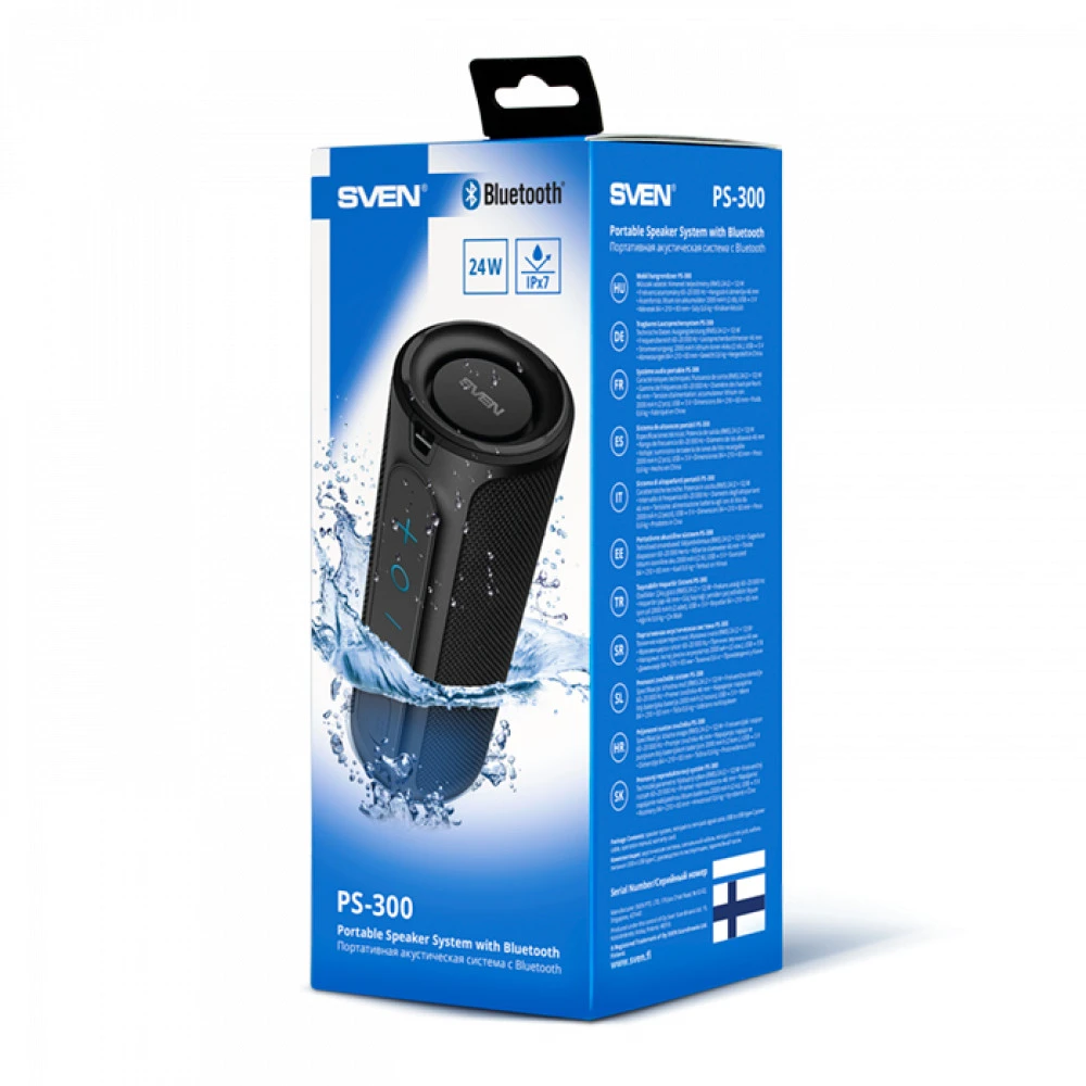 Портативная колонка Sven PS-300 Черный