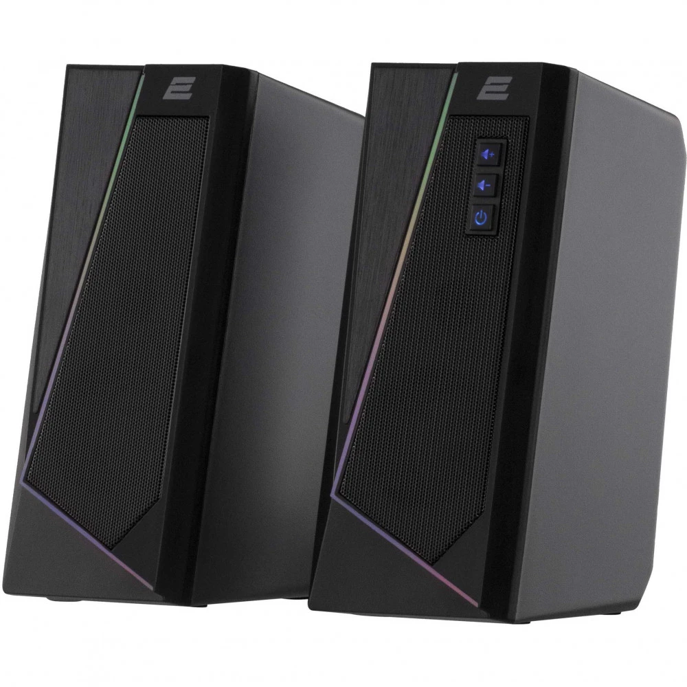 Компьютерные колонки 2E PCS233 RGB 2.0 2E-PCS233BK Черный