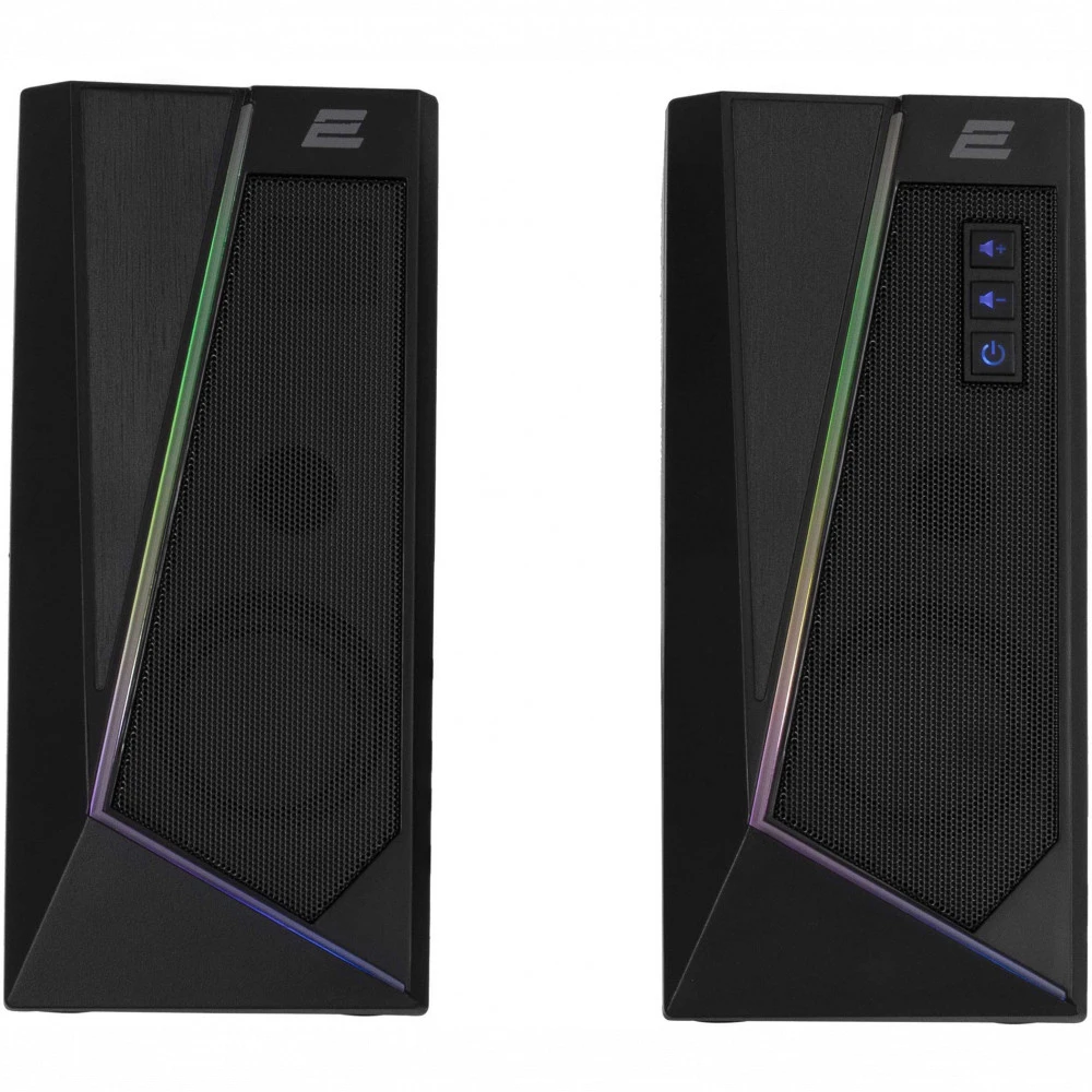 Компьютерные колонки 2E PCS233 RGB 2.0 2E-PCS233BK Черный