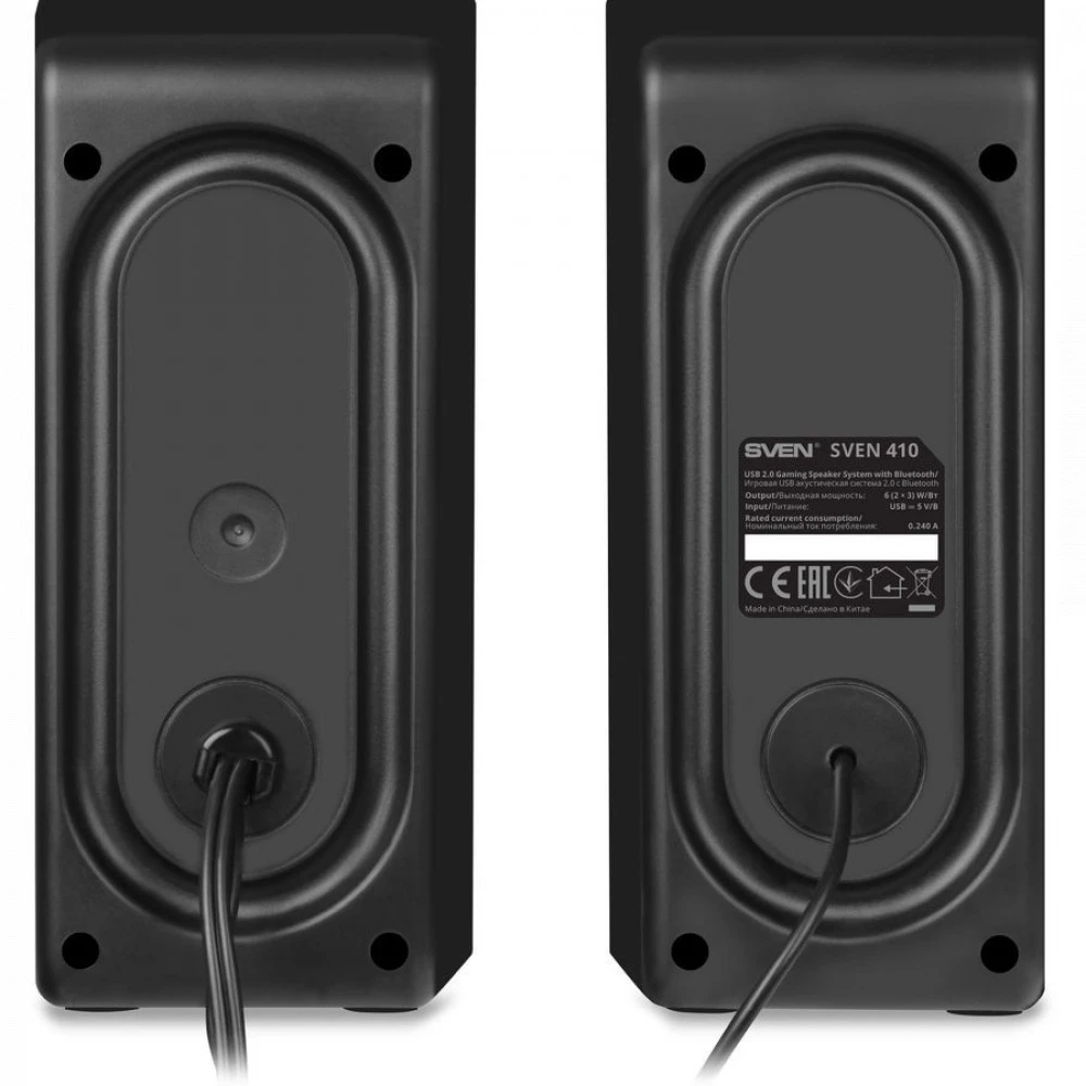 Компьютерные колонки Sven 410 (2.0) - Black Черный