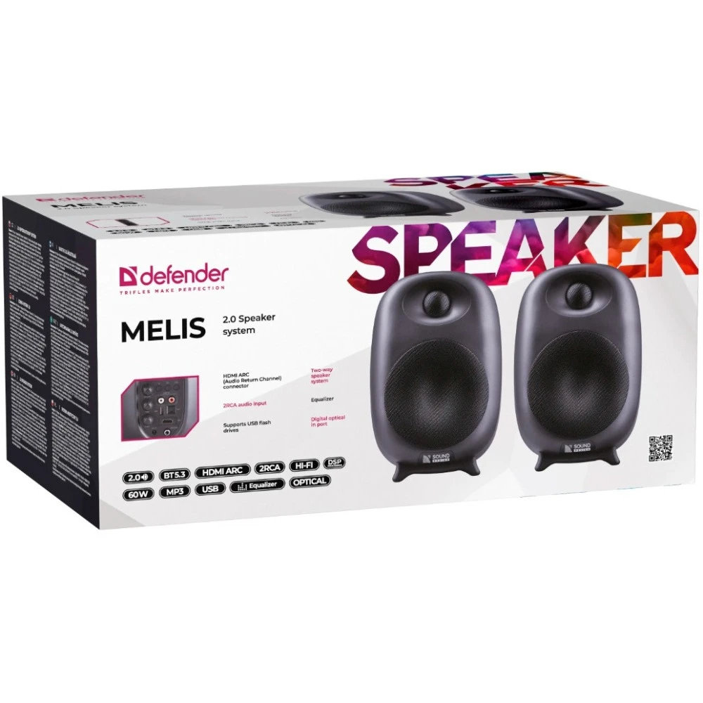 Компьютерные колонки Defender Melis 60 Black 65921 Черный