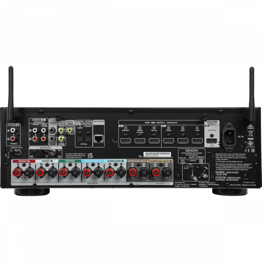 AV-ресивер DENON AVRS770H чёрный AVRS770HBKE2/B