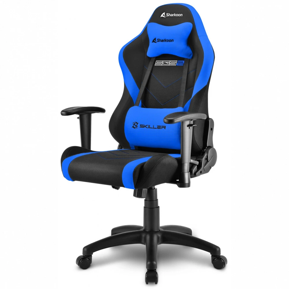 Компьютерное кресло Sharkoon Skiller SGS2 Jr. Black-blue SGS2 black-blue