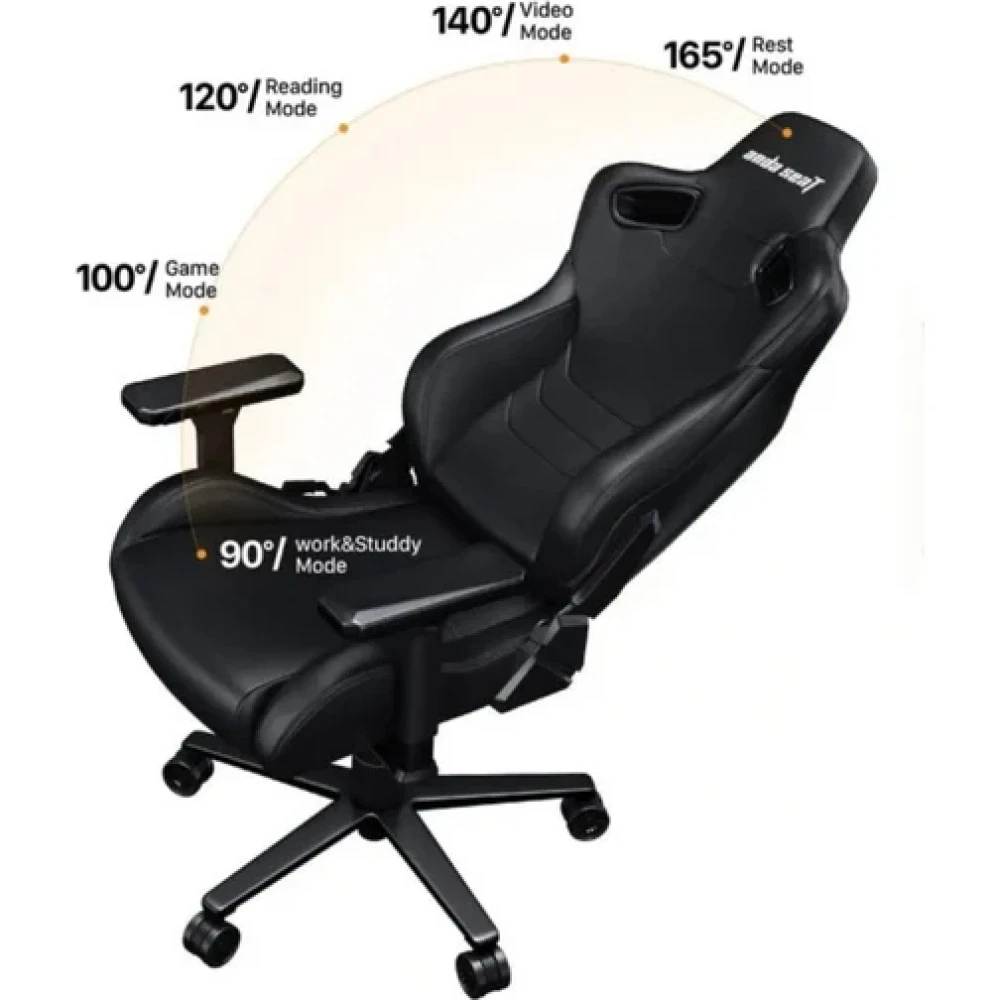 Компьютерное кресло AndaSeat Kaiser Frontier XL Черное AD12YXL-17-B-PV