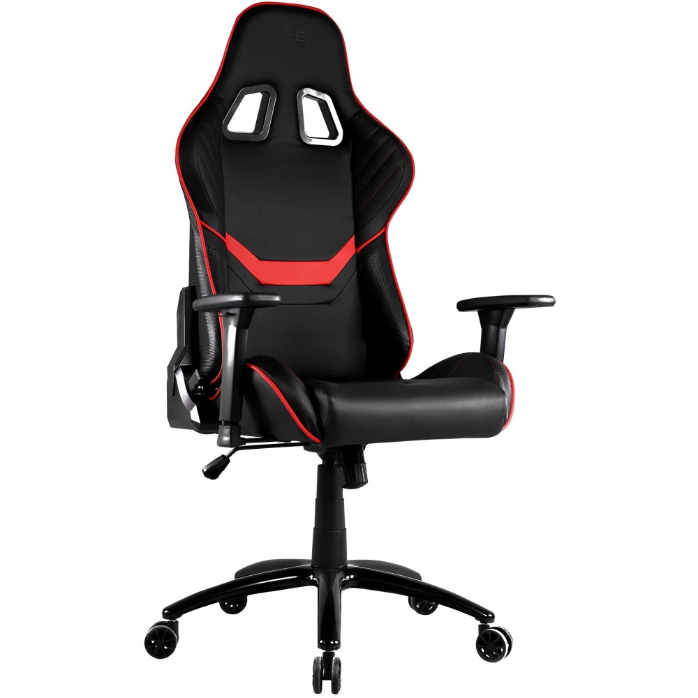 Компьютерное кресло 2E HIBAGON Black/Red II 2E-GC-HIB-BKRD