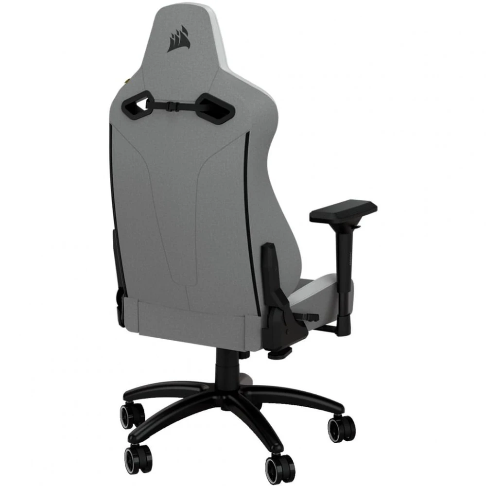 Компьютерное кресло Corsair TC200 Soft Fabric Light Grey-White CF-9010048-WW