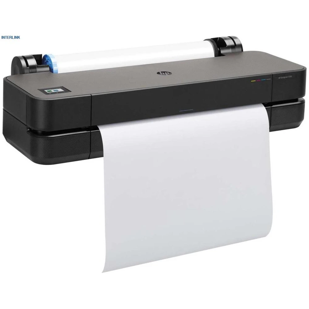Плоттер HP Designjet T230 5HB07A Цветной, Струйная, A1+ (24 дюйма) (610), 24"