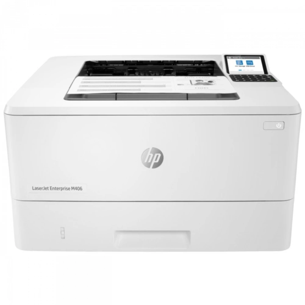 Принтер HP LaserJet Enterprise M406DN 3PZ15A А4, Лазерный, Монохромная