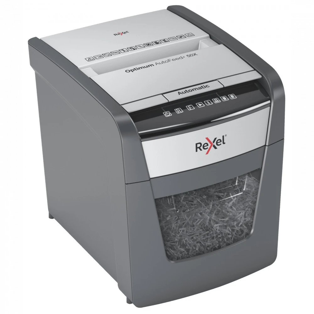 Шредер REXEL Optimum AutoFeed 50X 2020050XEU P4 (частицы 4×38)