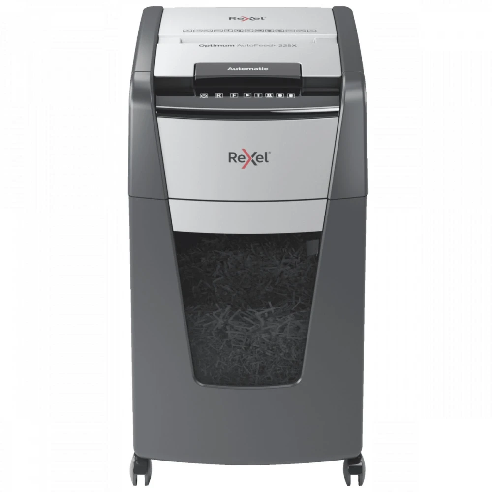 Шредер REXEL Optimum AutoFeed 225X 2020225XEU P4 (частицы 4×38)