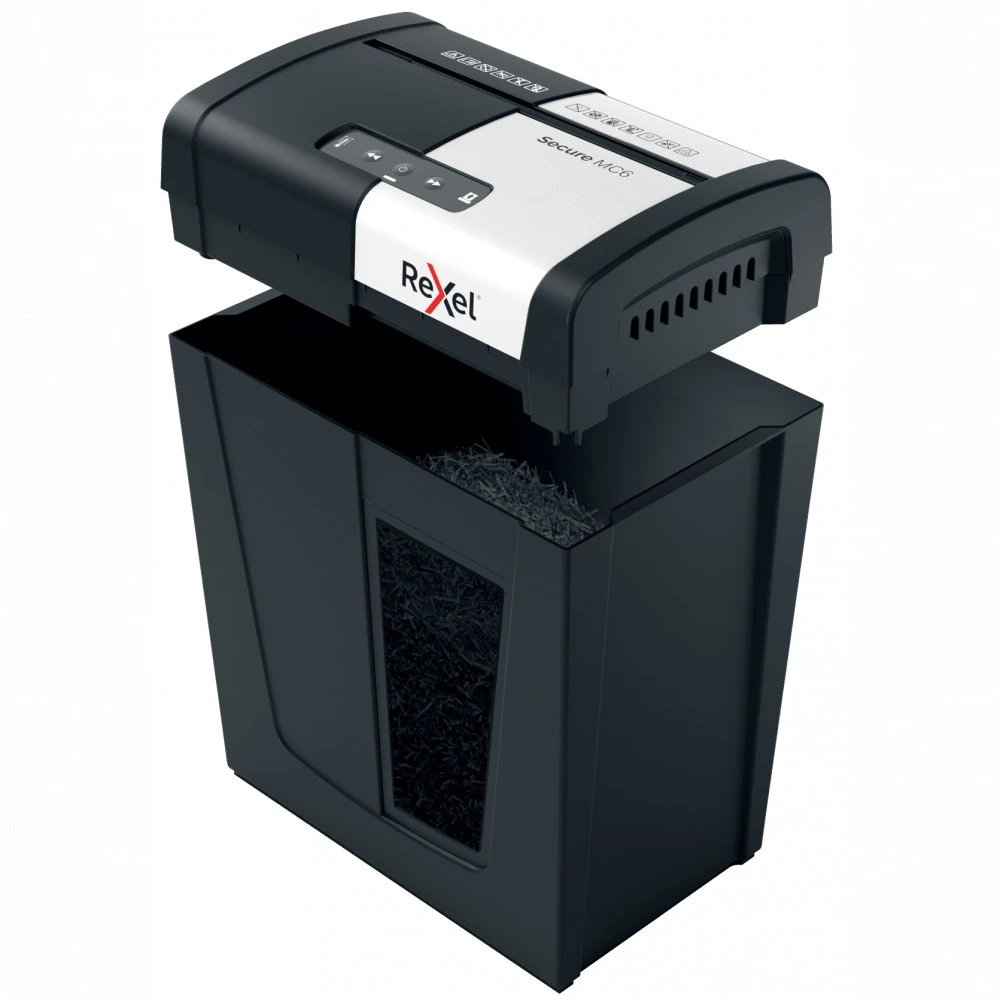 Шредер REXEL Secure MC6 2020130EU P5 (частицы 2×15)