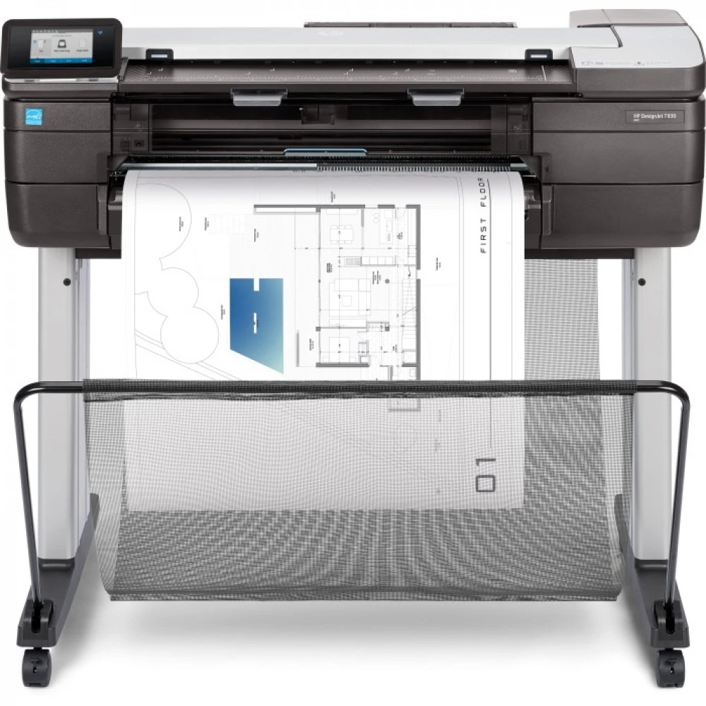 Плоттер HP DesignJetT830 MFP F9A28D#B19 Цветной, Струйная, A1+ (24 дюйма) (610), 24"