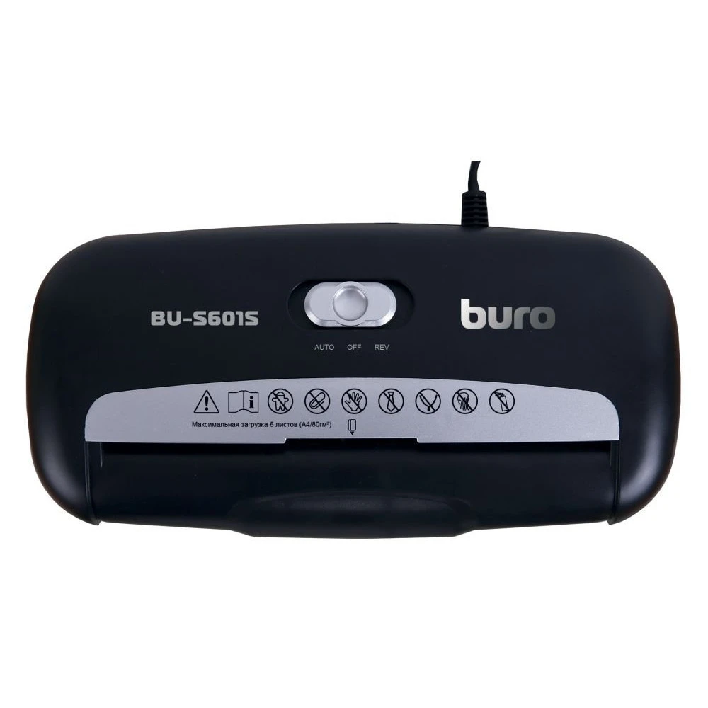 Шредер Buro Home BU-S601S P1 (полосы ≤ 12)