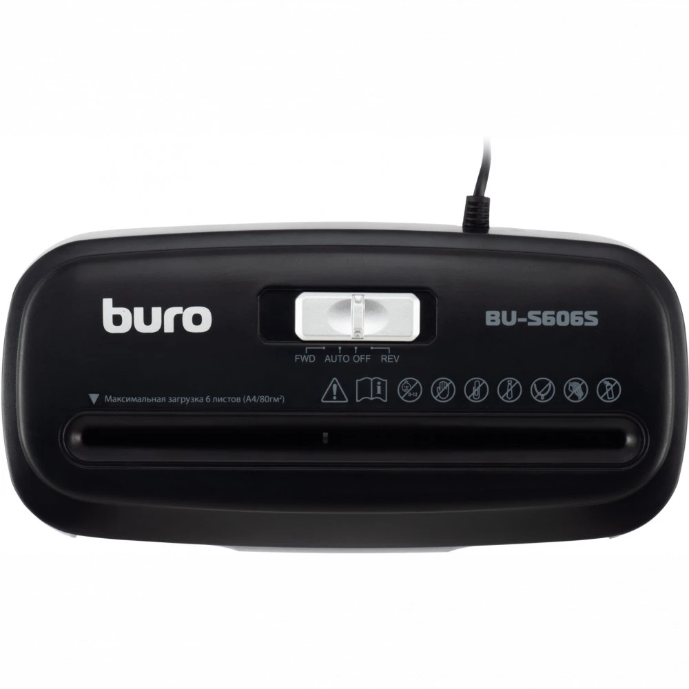 Шредер Buro BU-S606S P2  (полосы ≤ 6)