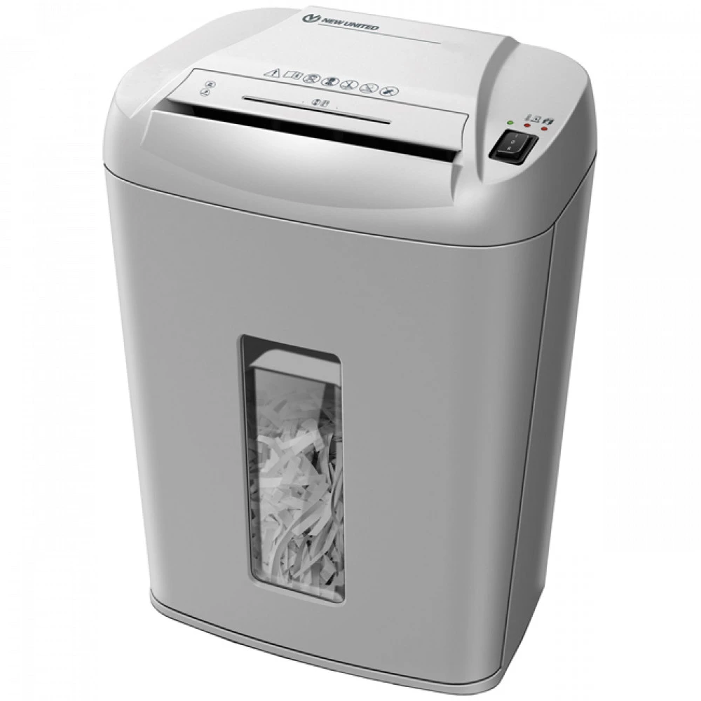 Шредер NEW UNITED RT-10M RT-10M (GREY&WHITE) P5 (частицы 2×12)