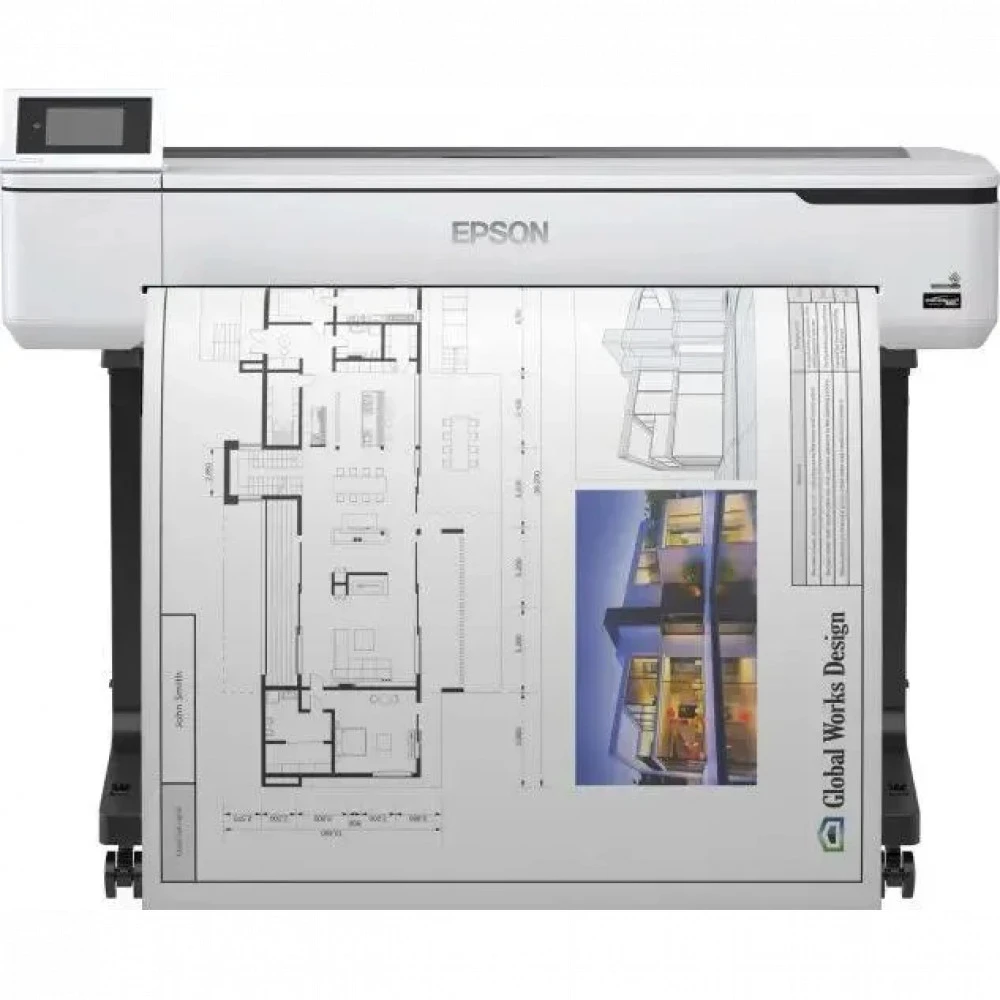 Плоттер Epson SureColor SC-T5100 C11CF12301A0/C11CF12301A1 Цветной, Струйная, A0+ (36 дюймов) (914), 36"