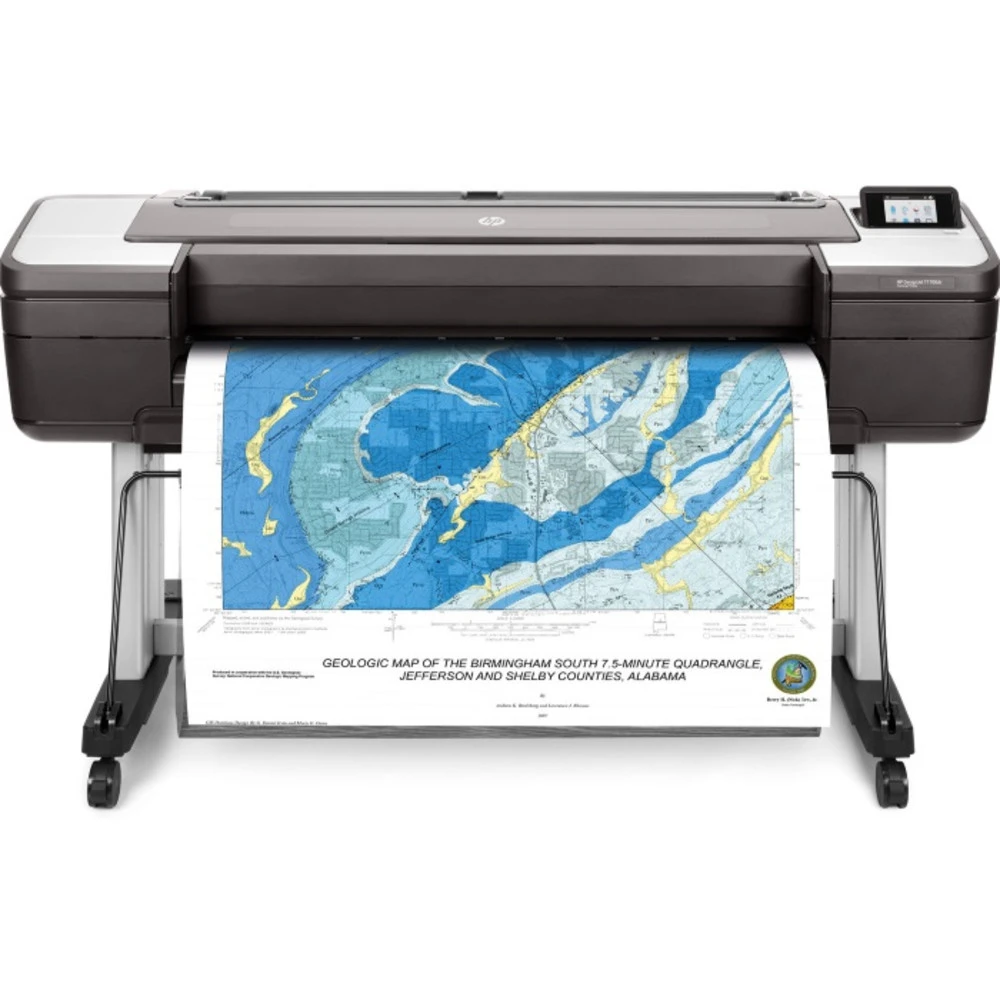 Плоттер HP DesignJet T1700dr PostScript Printer W6B56A Цветной, Струйная, A0+ (44 дюйма) (1118), 44"