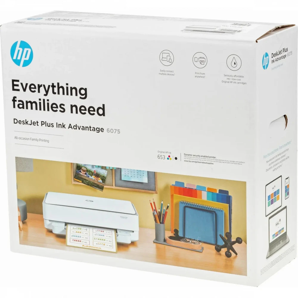 МФУ HP DeskJet Plus Ink Advantage 6075 5SE22C/5SE22-00001 А4, Струйный, Цветная