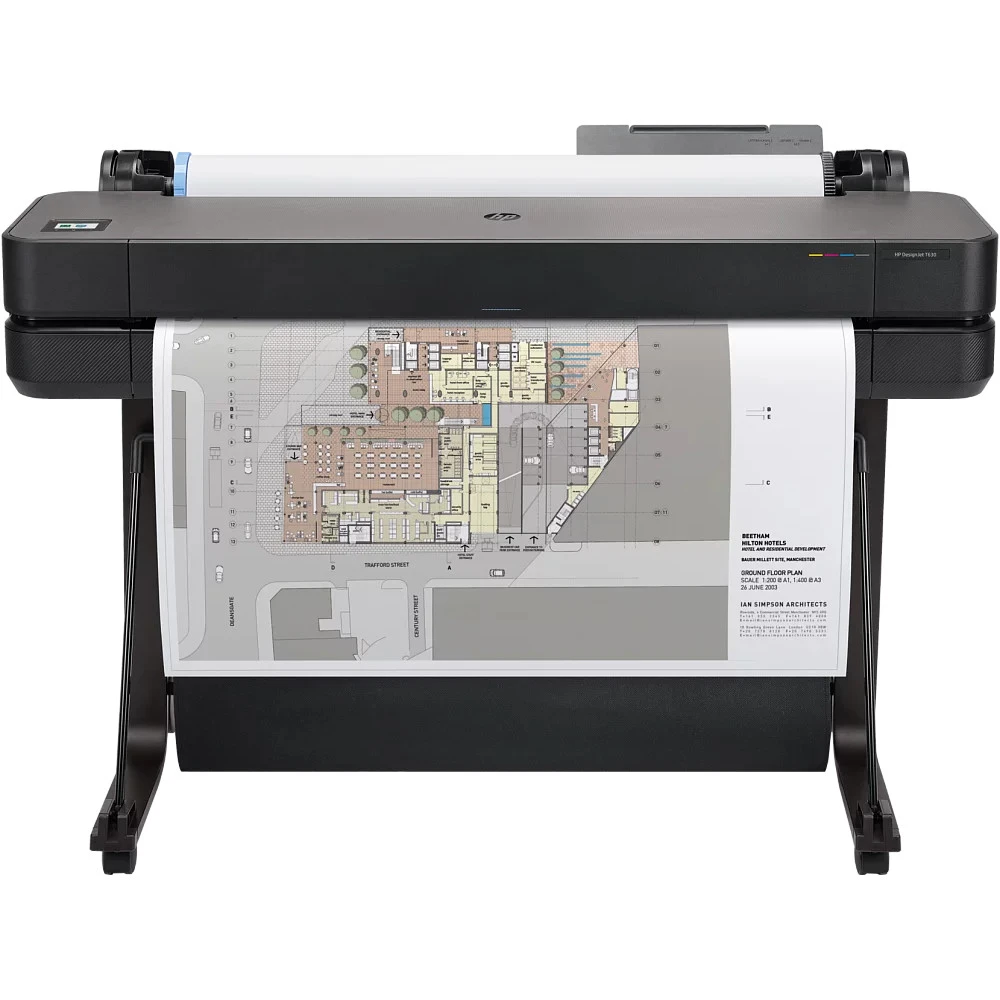 Плоттер HP DesignJet T630 36-in Printer 5HB11D Цветной, Струйная, A0+ (36 дюймов) (914), 36"