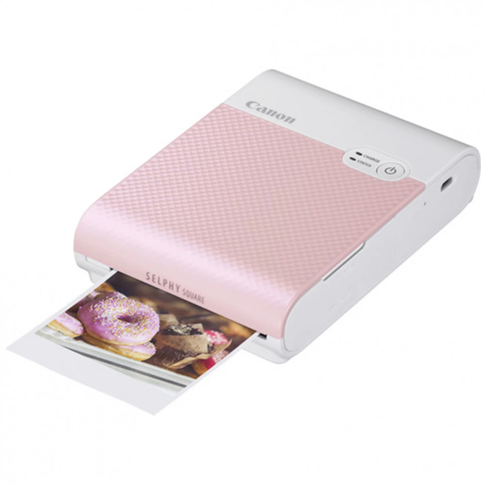 Мобильный принтер Canon SELPHY SQUARE QX10 Pink 4109C009AA Цветной, Интерфейс USB