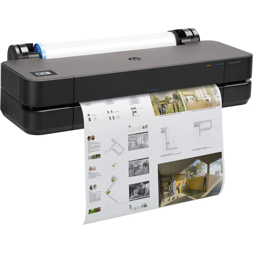 Плоттер HP DesignJet T230 5HB07D Цветной, Струйная, A1+ (24 дюйма) (610), 24"