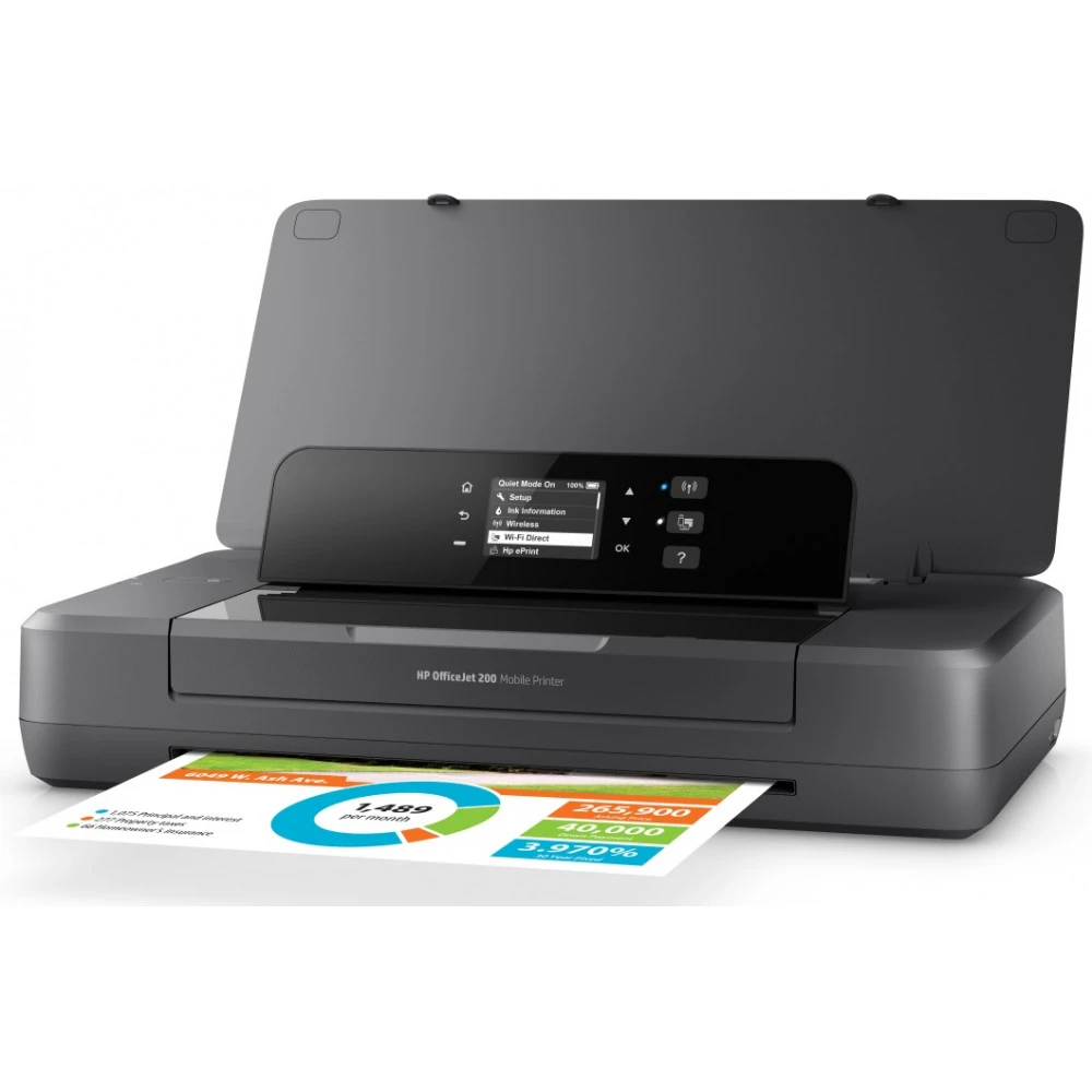 Мобильный принтер HP OfficeJet 202 Mobile N4K99C A4, Струйный, Цветной, Интерфейс USB, Интерфейс Ethernet, Интерфейс Bluetooth