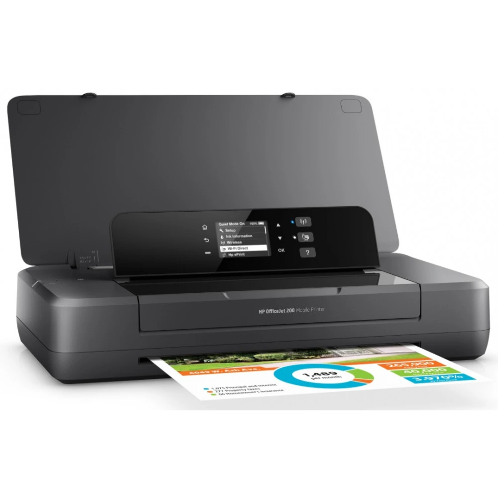 Мобильный принтер HP OfficeJet 202 Mobile N4K99C A4, Струйный, Цветной, Интерфейс USB, Интерфейс Ethernet, Интерфейс Bluetooth