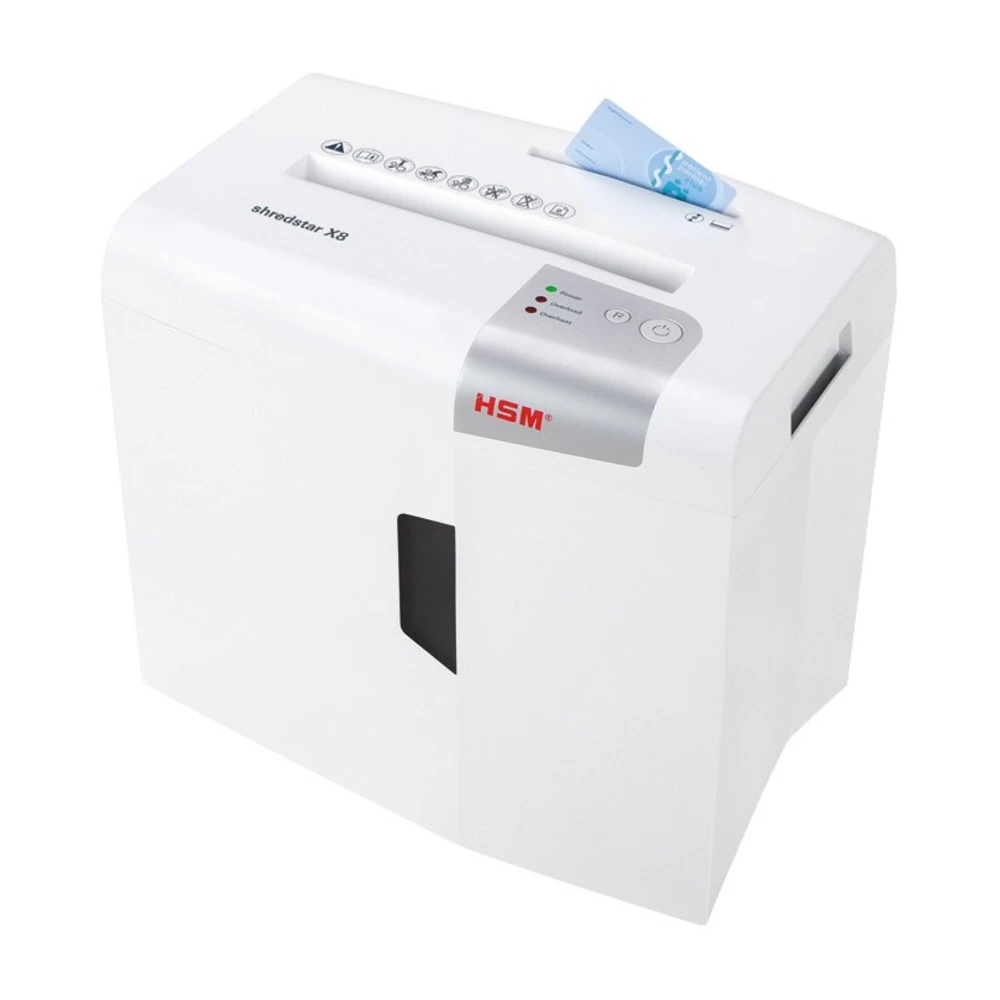 Шредер HSM Shredstar X8 WHITE 1044121 P4 (частицы 4×38)