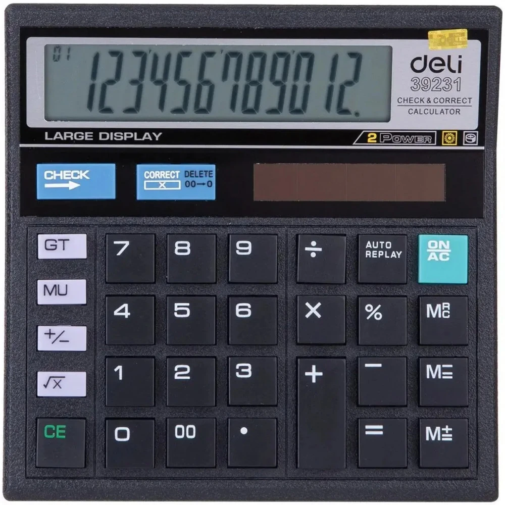 Калькулятор deli E39231