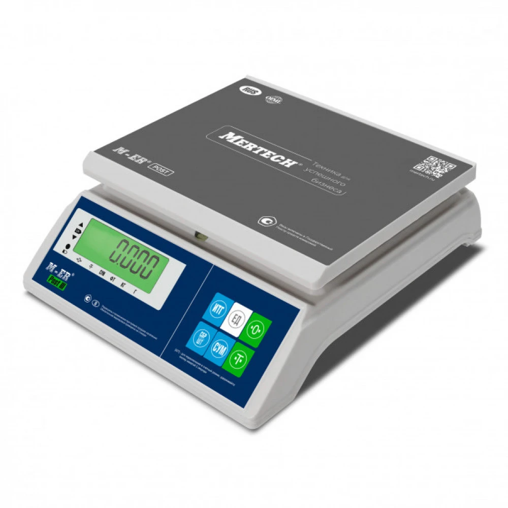 Торговые весы Mertech Порционные M-ER 326 AFU-32.5 Post III LCD M-ER 3722