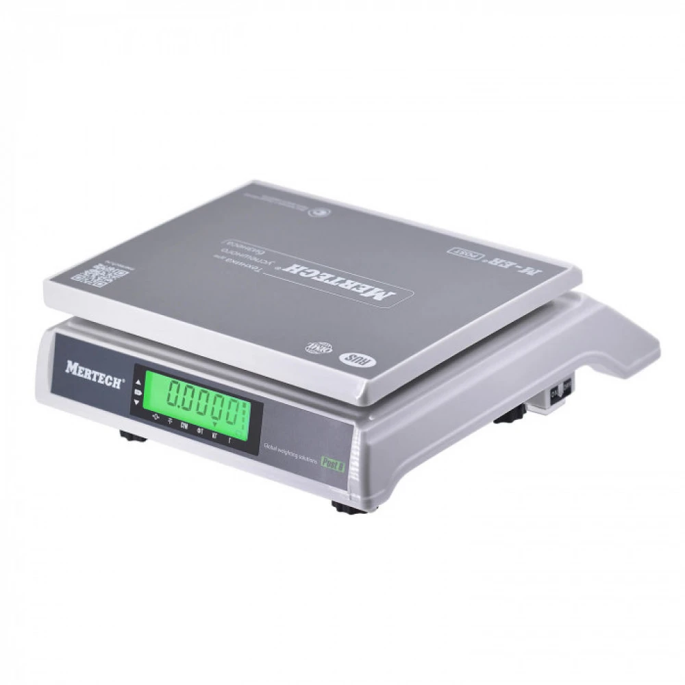 Торговые весы Mertech Порционные весы M-ER 326 AFU-15.1 Post II LCD (двойной дисплей) Mer3859