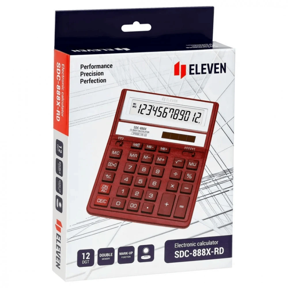 Калькулятор Eleven SDC-888X-RD