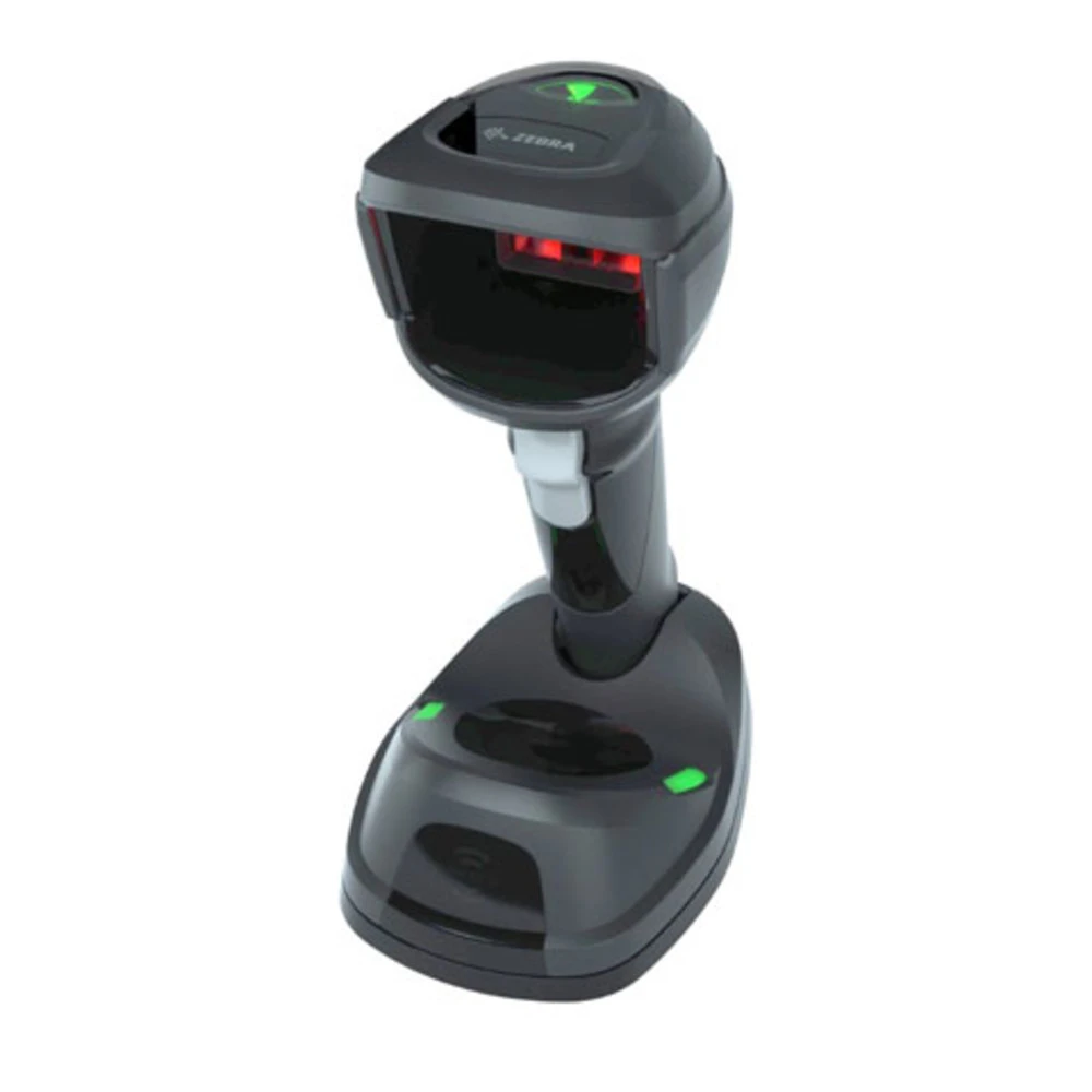 Сканер штрихкода Zebra DS9908 DS9908-SR4U2100AZW Ручной проводной, 2D, USB, Черный, С подставкой