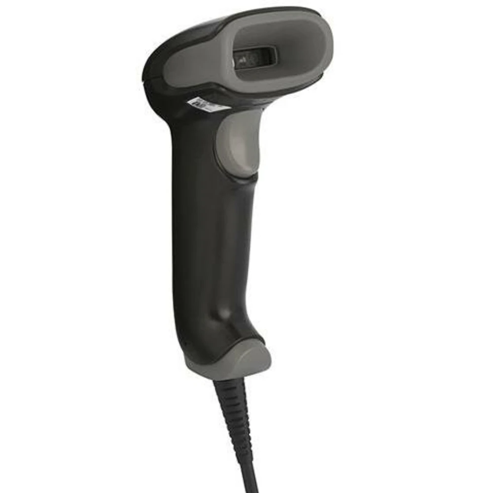 Сканер штрихкода Honeywell 1470G2D 1470G2D-2USB-1-R Ручной проводной, 1D/2D, USB, Черно-серый, С подставкой