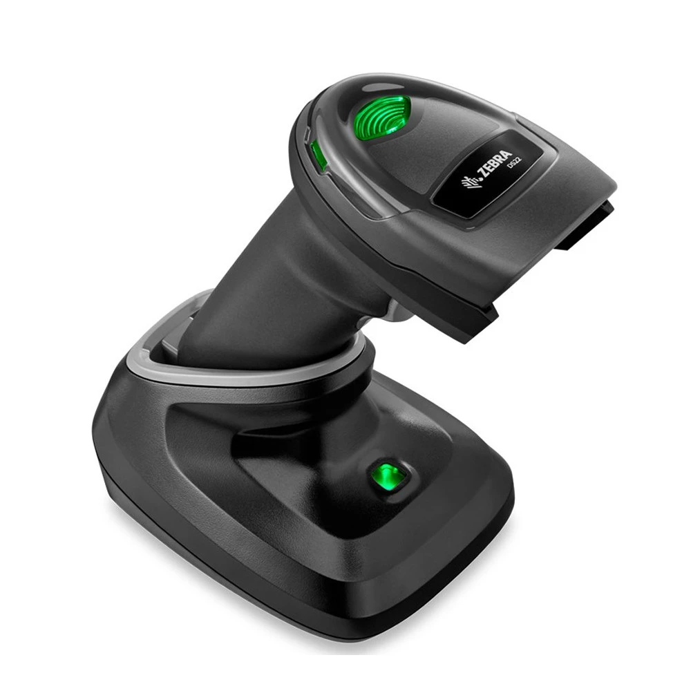 Сканер штрихкода Zebra DS2278-SR BLACK DS2278-SR7U2100PRW Ручной беспроводной, 2D, USB, Черный, С подставкой