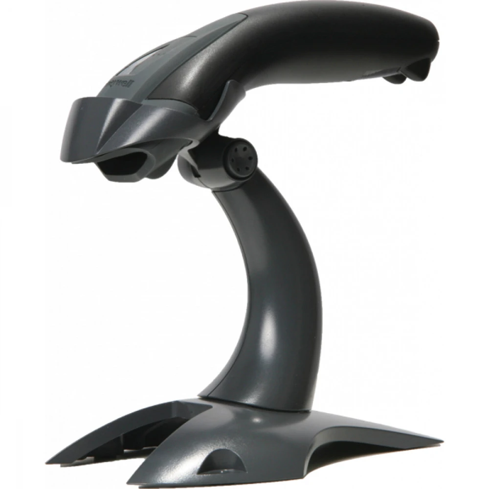Сканер штрихкода Honeywell 1200G-2USB-1 Ручной проводной, 1D, USB, Черный, С подставкой